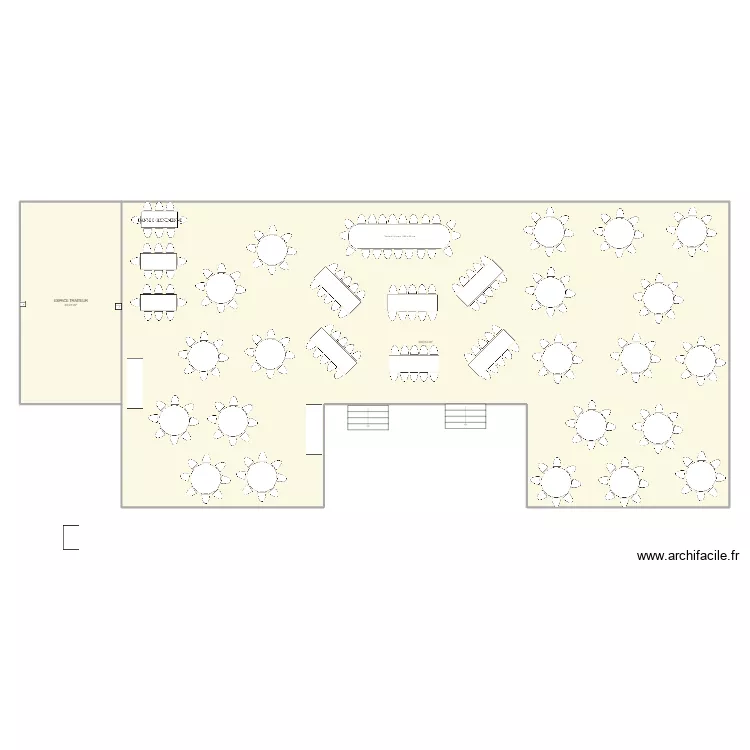 tente mariage V2. Plan de 