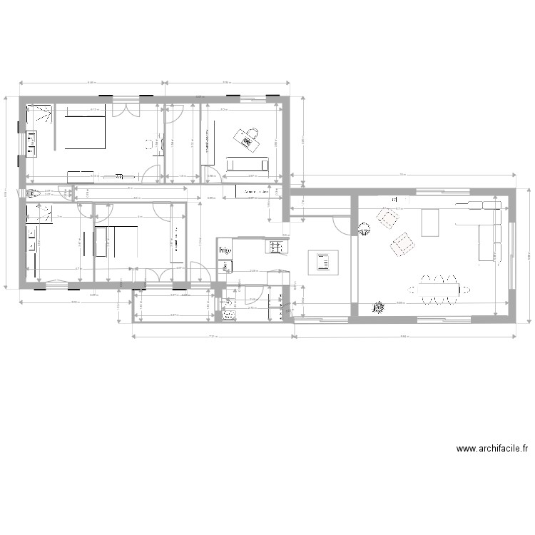 nouveau prijet. Plan de 0 pièce et 0 m2