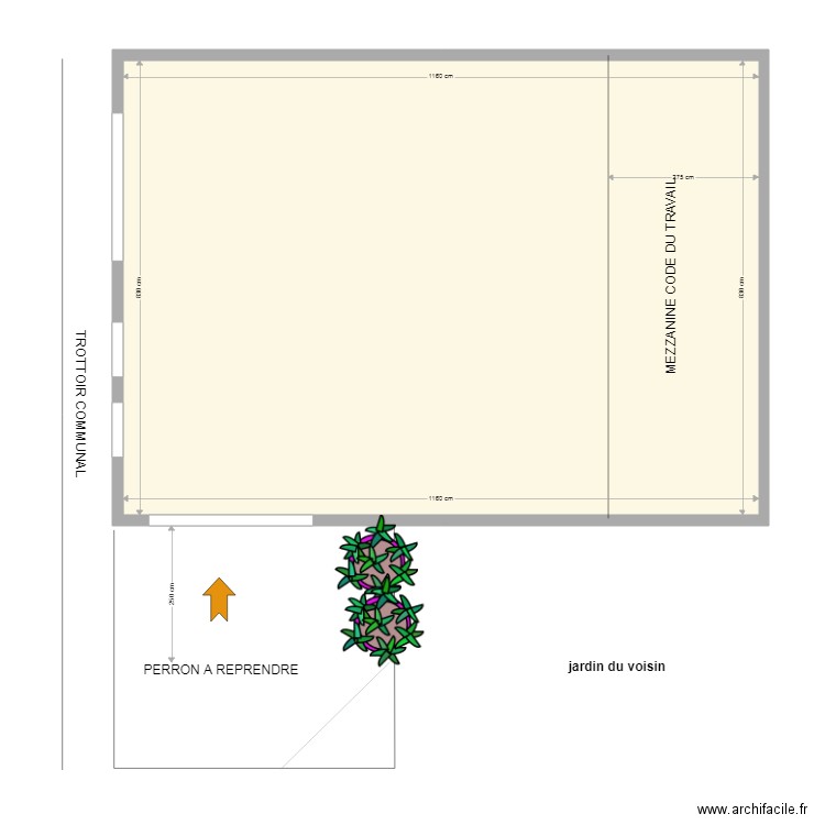 BRANSTAL NYONS AVANT TRAVAUX. Plan de 0 pièce et 0 m2