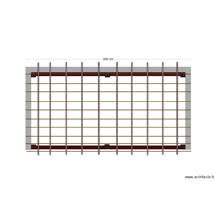 Abri de jardin. Plan de 0 pièce et 0 m2