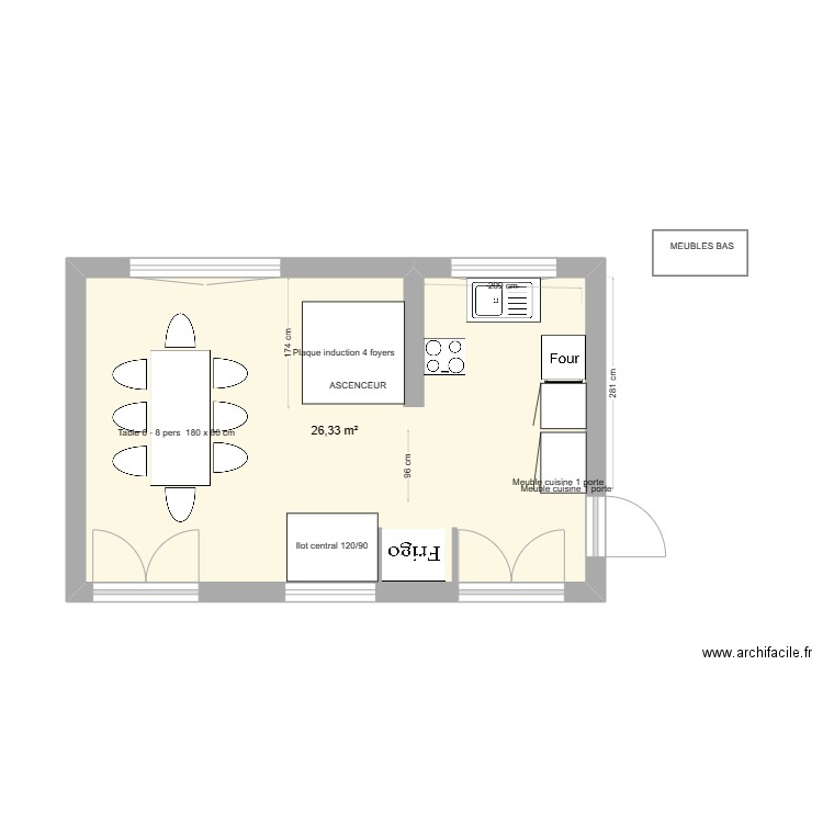 PLAN ROOF TOP 2. Plan de 1 pièce et 26 m2