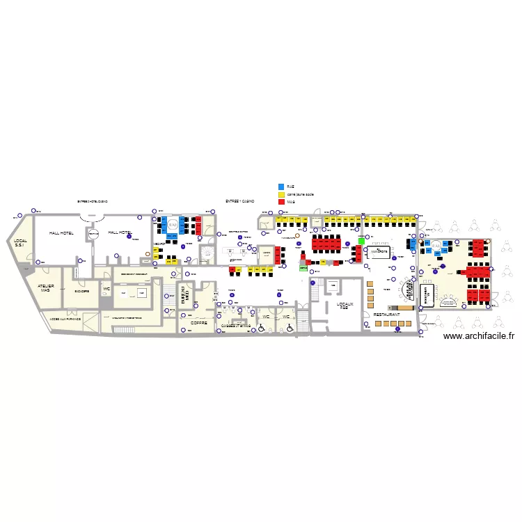 Plan de salle RDC 15 04 2019. Plan de 
