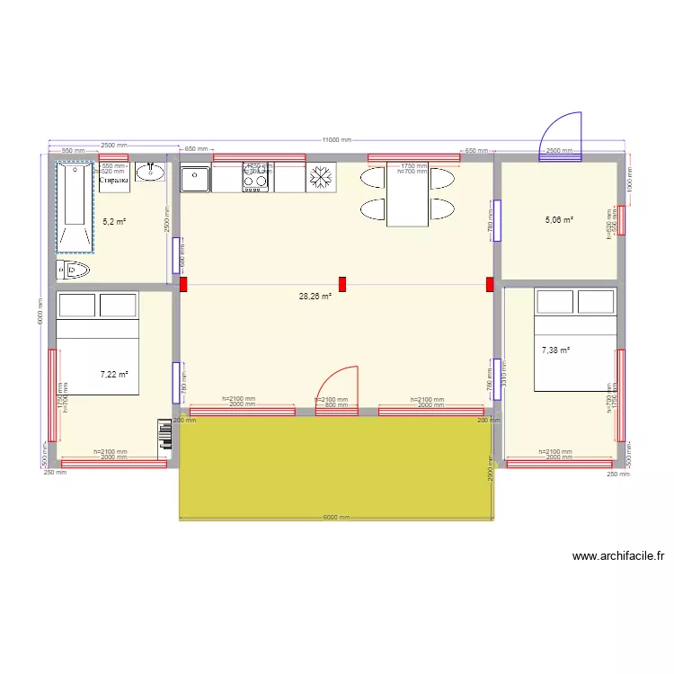 60 1 Татарстан. Plan de 