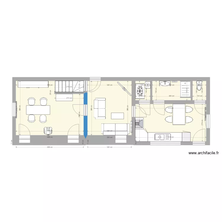 Donstiennes. Plan de 