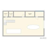 Plan de la mairie de Monteau (Rez-de-Chaussée)