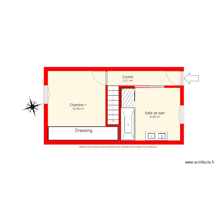 BI 6348 1er étage. Plan de 0 pièce et 0 m2