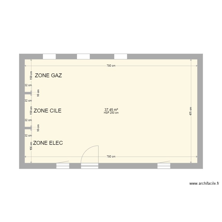 LOCAL TECHNIQUE. Plan de 0 pièce et 0 m2