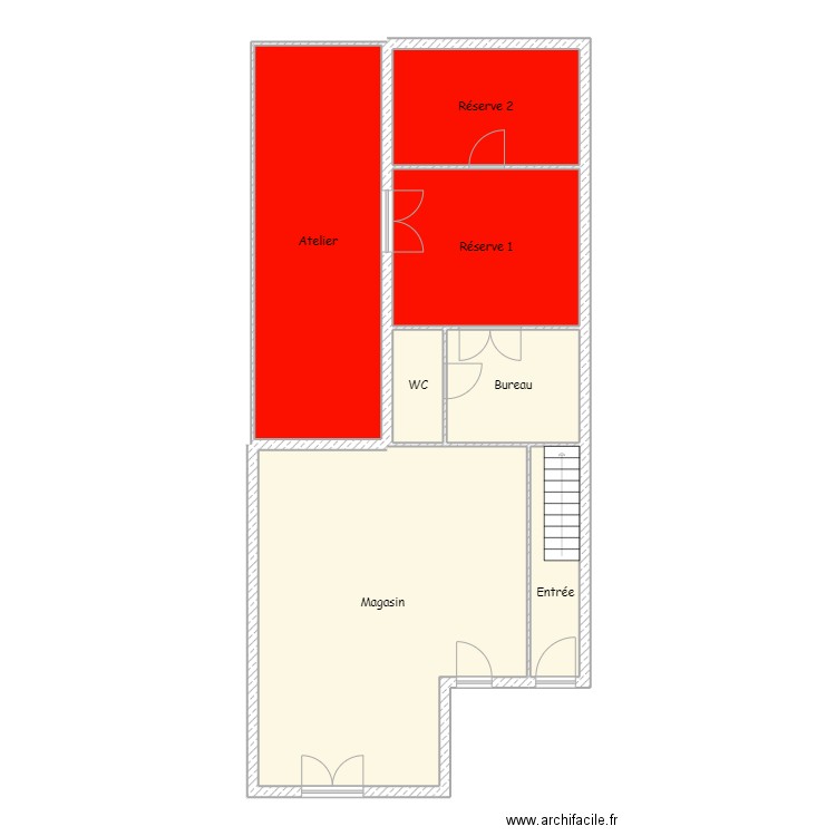 E220262. Plan de 11 pièces et 145 m2