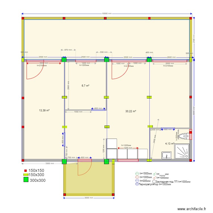 Evgesha svai 2. Plan de 0 pièce et 0 m2