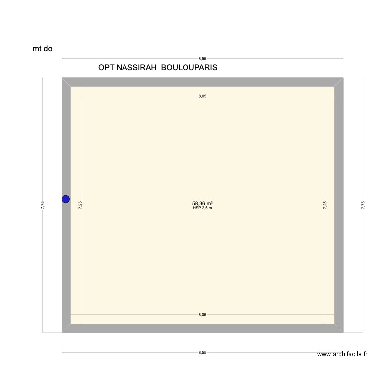 OPT BOULOUPARIS COL DE NASSIRAH. Plan de 0 pièce et 0 m2