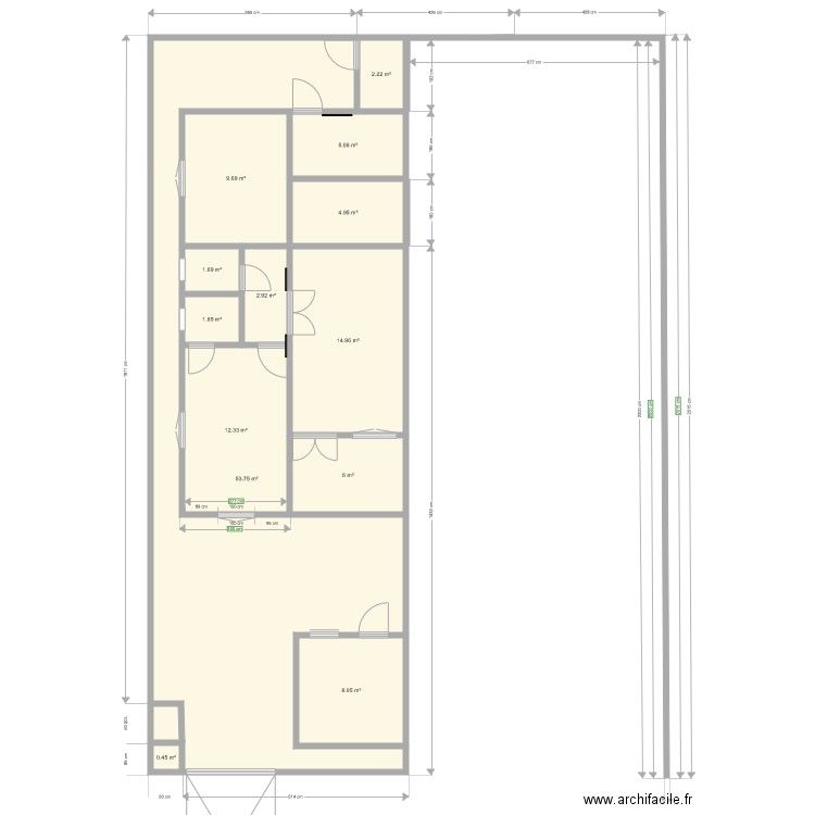 MINI VILLA JUMELE. Plan de 0 pièce et 0 m2