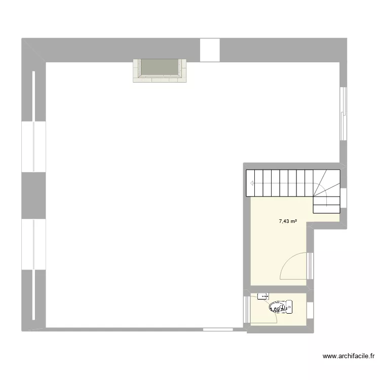 extension ouest. Plan de 