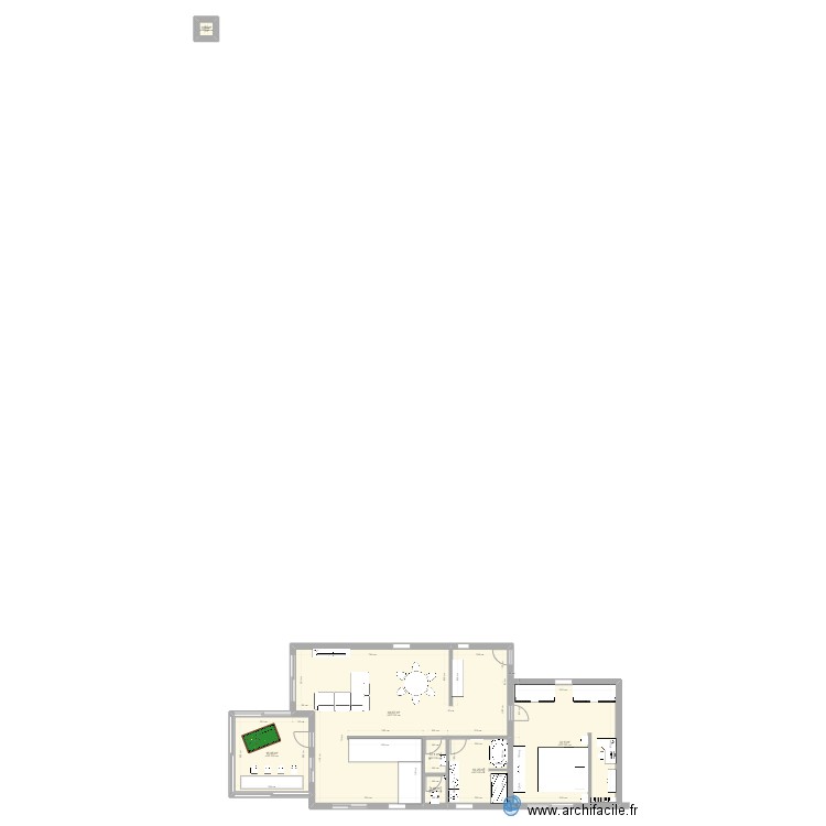 Plan villa M Lorena Jimenez. Plan de 0 pièce et 0 m2