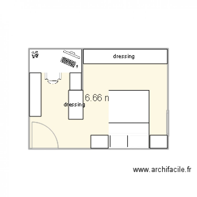 CHAMBRE AMI  BUREAU. Plan de 0 pièce et 0 m2