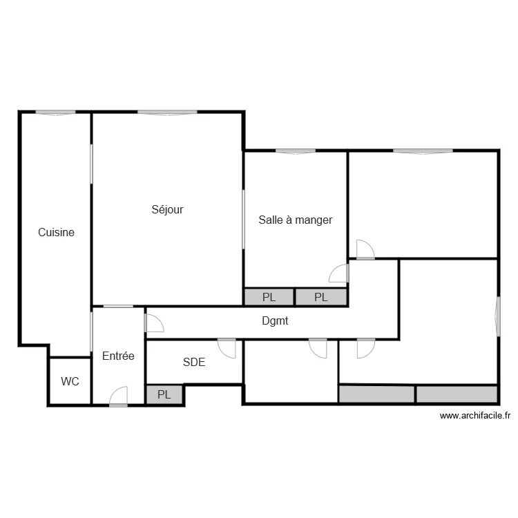 Plan sournac. Plan de 