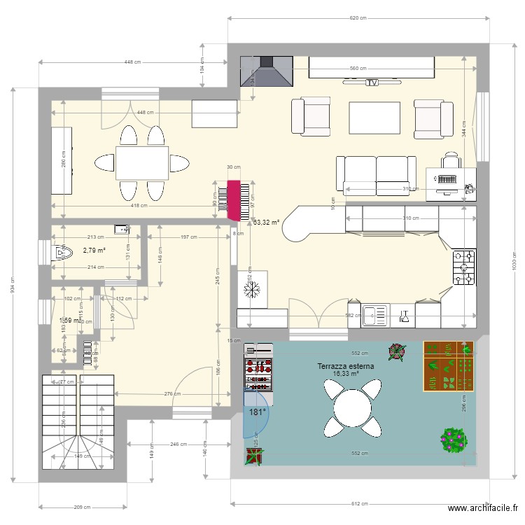 Casa Piano Terra. Plan de 0 pièce et 0 m2