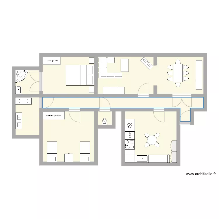 casa ideal Matteo Adde. Plan de 