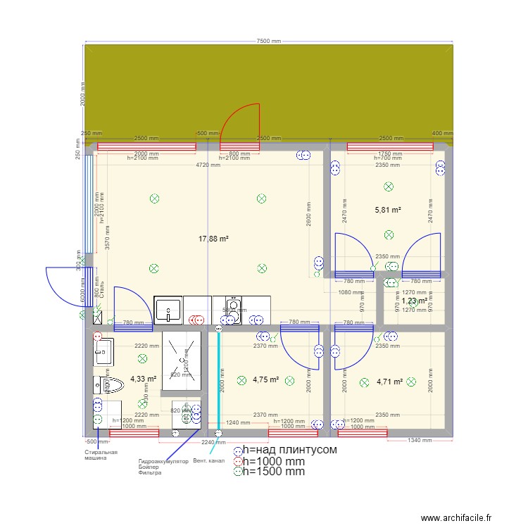 Иван Глинково су эл. Plan de 0 pièce et 0 m2