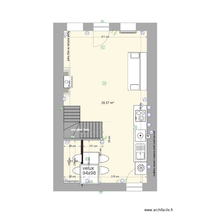 Paris 6. Plan de 0 pièce et 0 m2