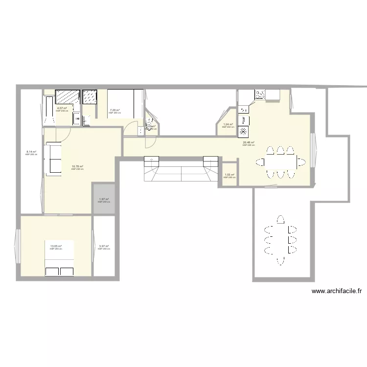 POUSSIN BIS. Plan de 