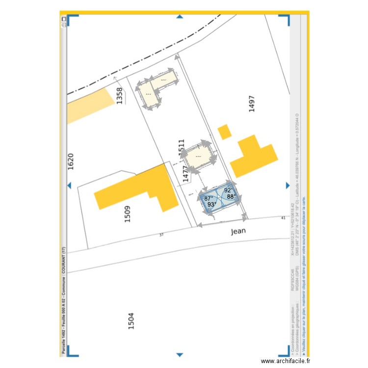 COURANT 7. Plan de 4 pièces et 297 m2