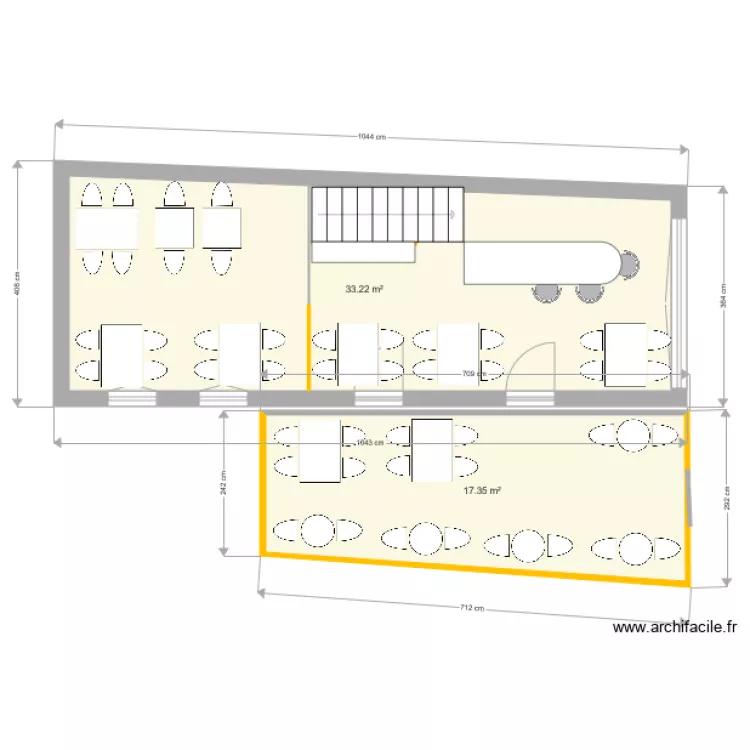 Bar a Vin RDC. Plan de 