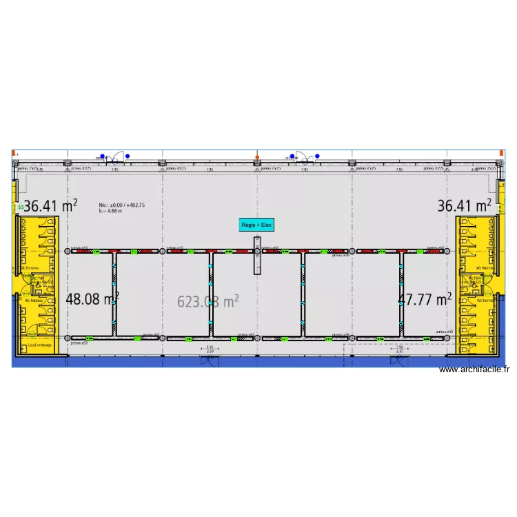 Cr&eacute;alis Spark PLO 2. Plan de 