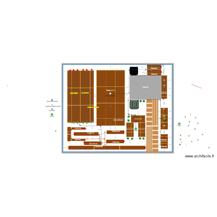 Jardin 2023. Plan de 1 pièce et 183 m2