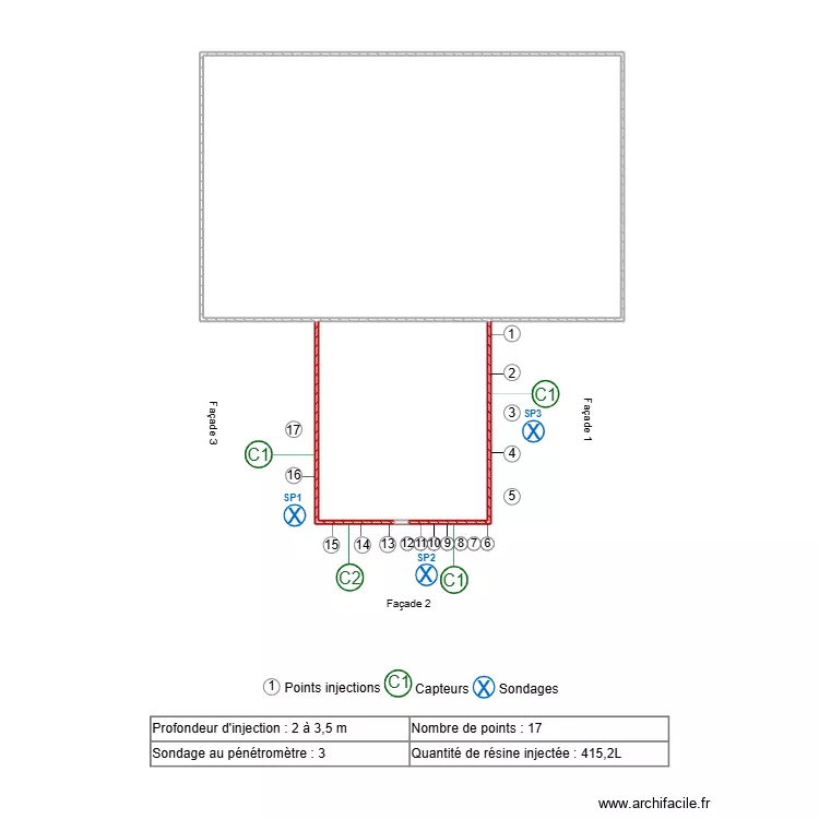 GUILLON. Plan de 2  et 50 m²