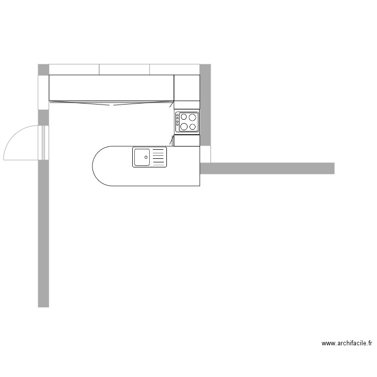 cuisine1. Plan de 0 pièce et 0 m2