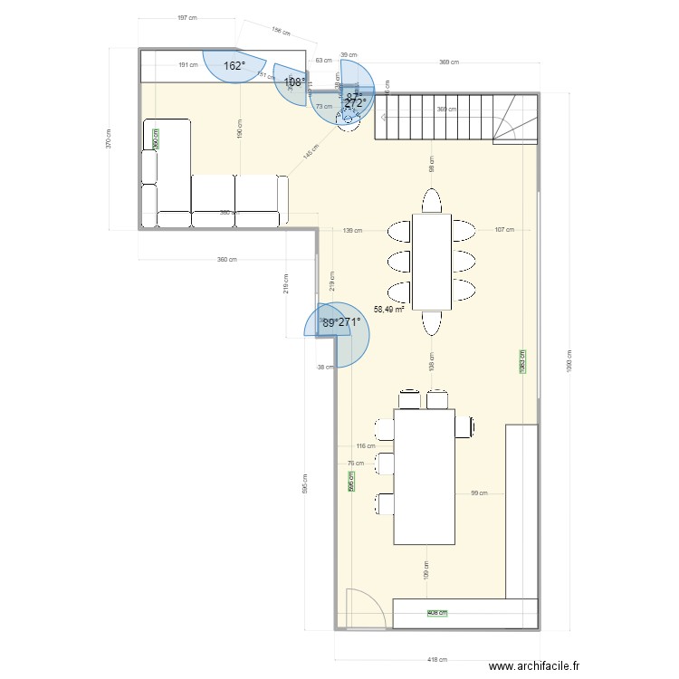 RDC VIRY. Plan de 0 pièce et 0 m2