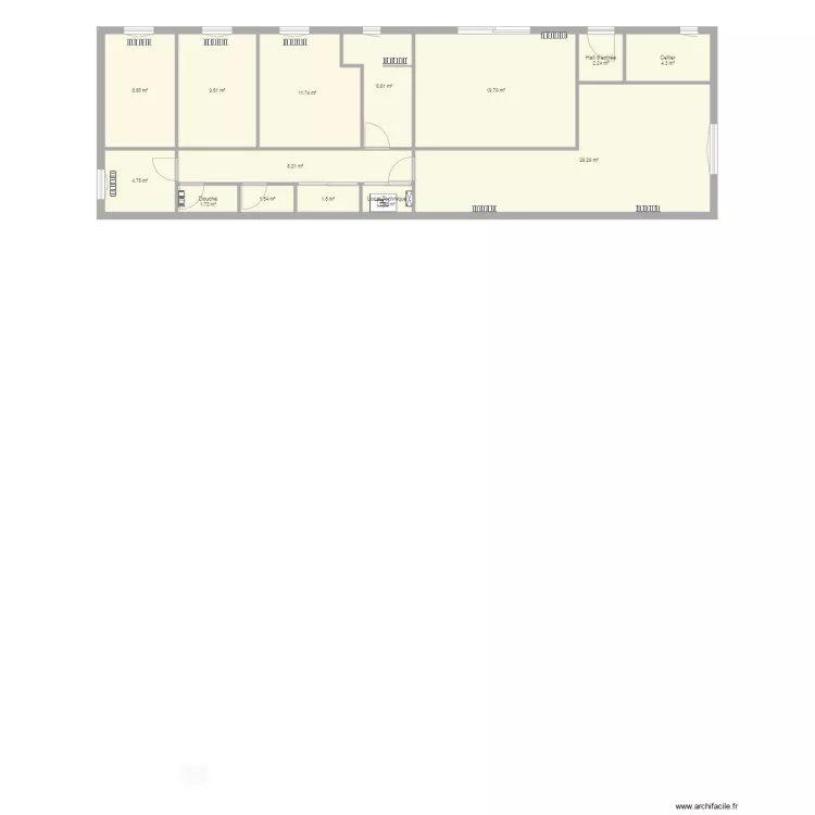 test location box. Plan de 