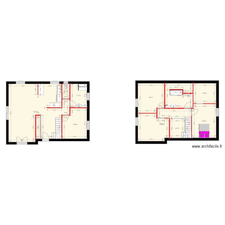 Plan maison T. Plan de 0 pièce et 0 m2