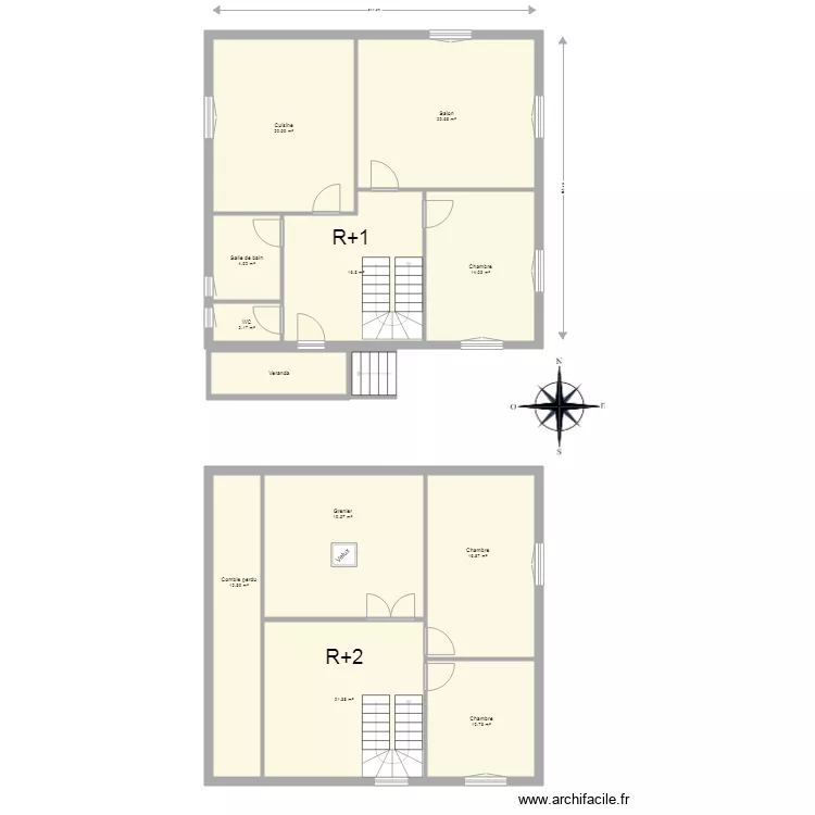 PEYER MONTBRISON 1. Plan de 