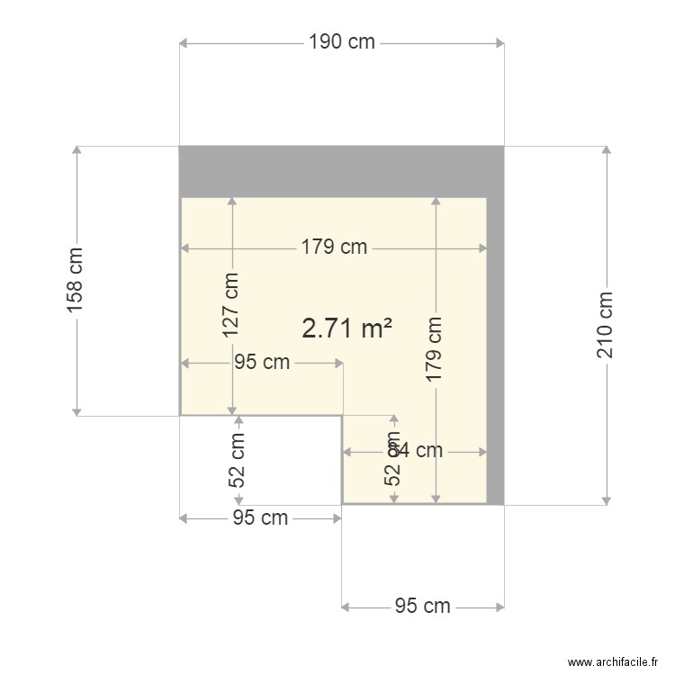 TREMIE ETAGE. Plan de 0 pièce et 0 m2