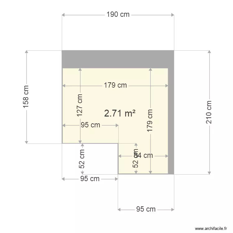 TREMIE ETAGE. Plan de 