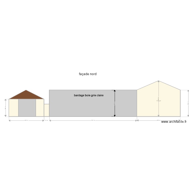 façade nord final  thoma. Plan de 0 pièce et 0 m2