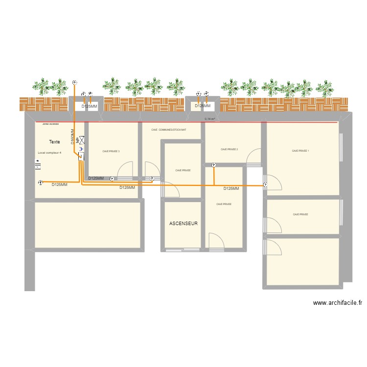 ACPJOUBERT. Plan de 12 pièces et 84 m2