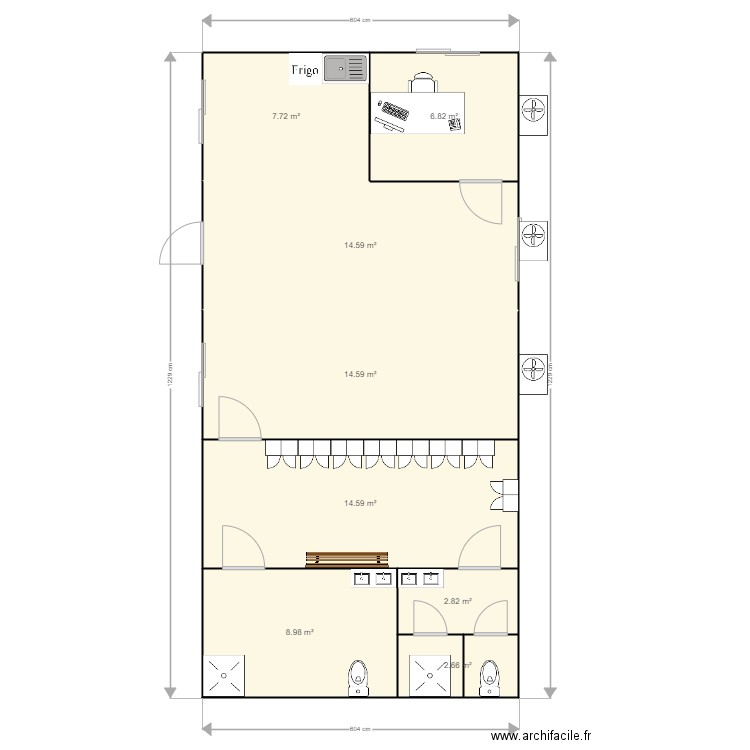 AXE SUD NEGOCE. Plan de 0 pièce et 0 m2