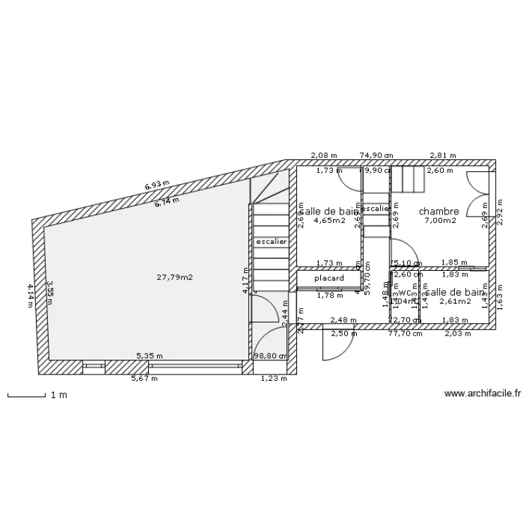 maison  chambre melissa. Plan de 