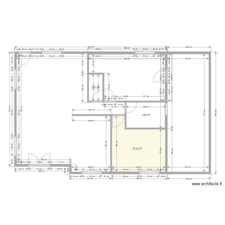 Plan de maison Schoelcher extension droite2. Plan de 0 pièce et 0 m2