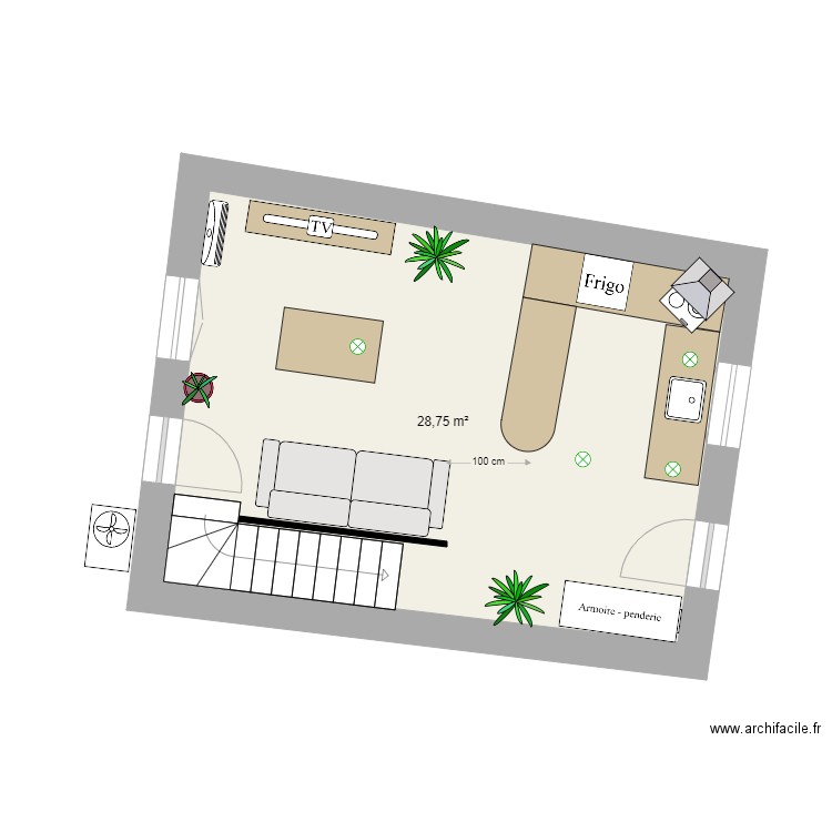 Cha RDC é. Plan de 0 pièce et 0 m2