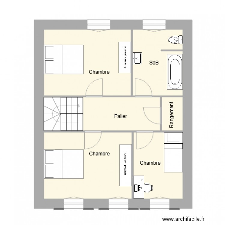 LE CARPENTIER 1ier. Plan de 0 pièce et 0 m2