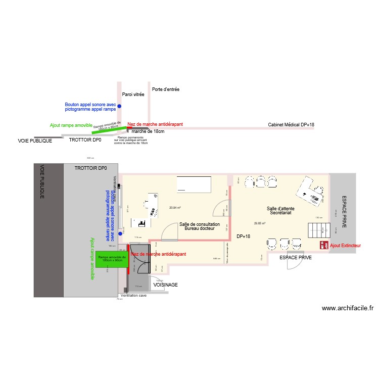 2 CABINET MEDICAL DR MADANI APRES TRAVAUX. Plan de 0 pièce et 0 m2 2 CABINET MEDICAL DR MADANI APRES TRAVAUX. Plan de 0 pièce et 0 m2