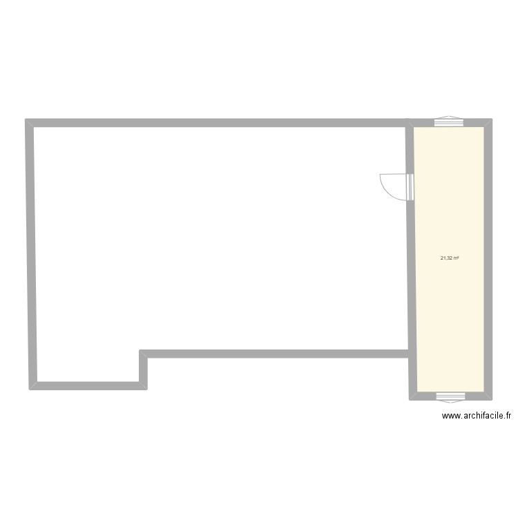 agrandissement. Plan de 0 pièce et 0 m2