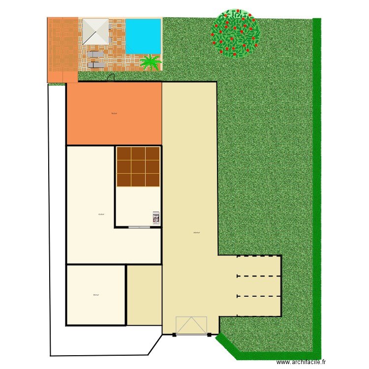 projet piscine. Plan de 0 pièce et 0 m2