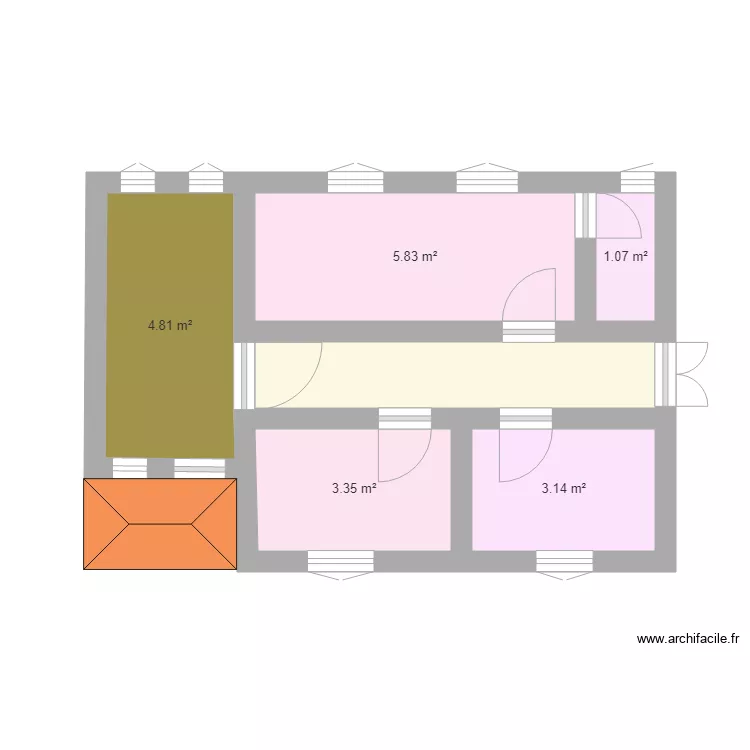 mon chez moi. Plan de 