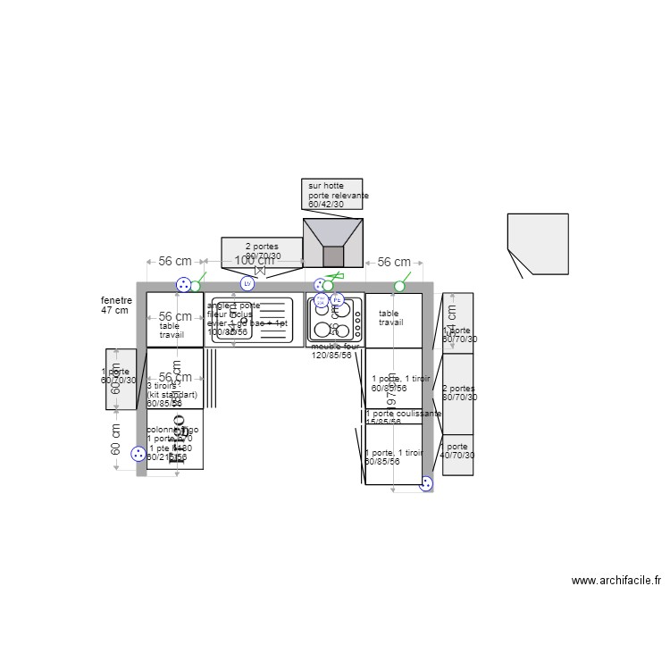 cuisine Bodiguel. Plan de 0 pièce et 0 m2