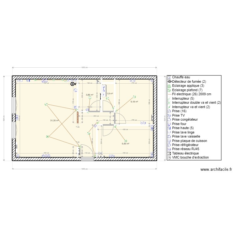 Plan Ferloni . Plan de 0 pièce et 0 m2