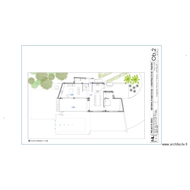 Planta primera. Plan de 0 pièce et 0 m2